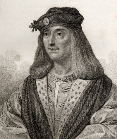 James IV, King of Scotland, engraved by Geremia by English School